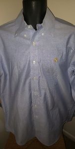 Brooks brothers 346 blue button down